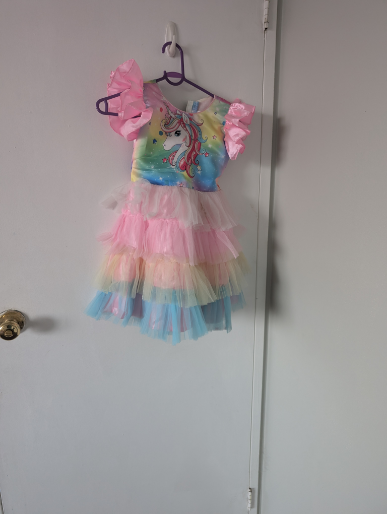 Unicorn Dress - Rainbow Tulle - photo 2