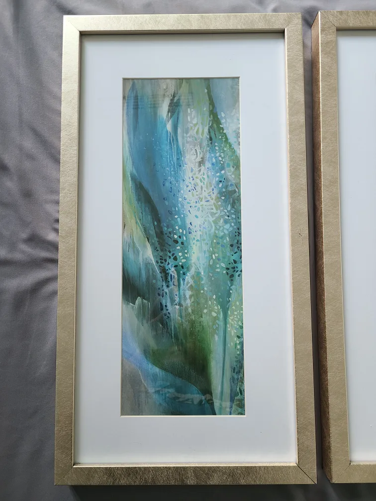 Gold Framed Modern Art Wall Set image indicator(2)