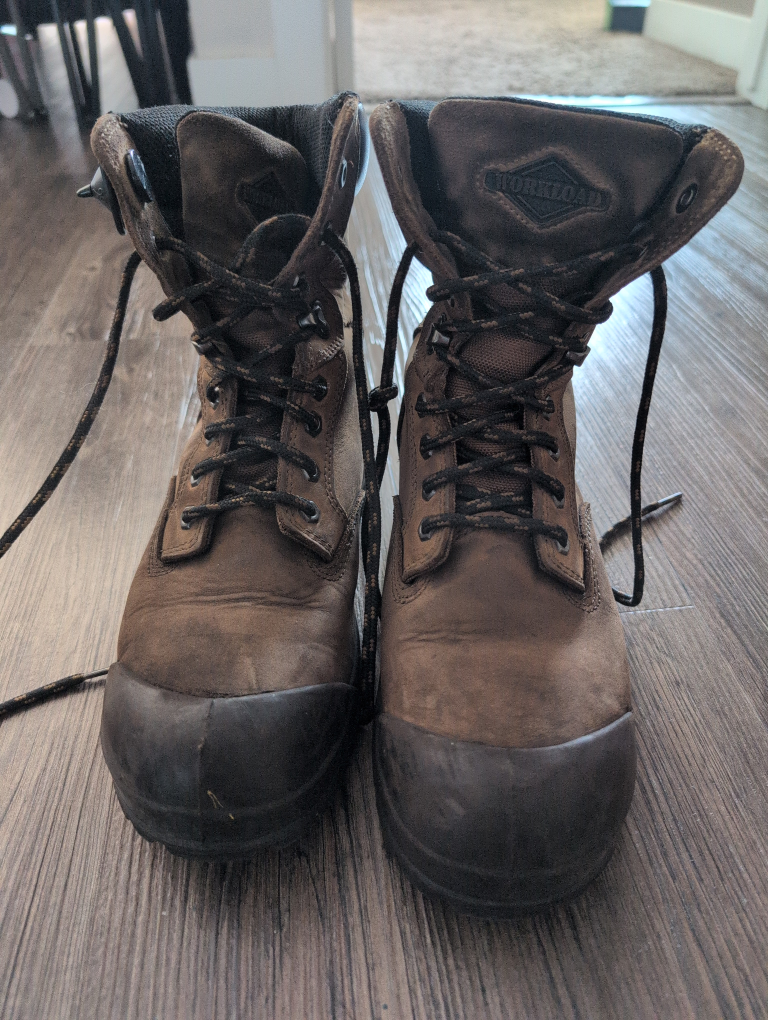 Workload Brown Leather Work Boots
