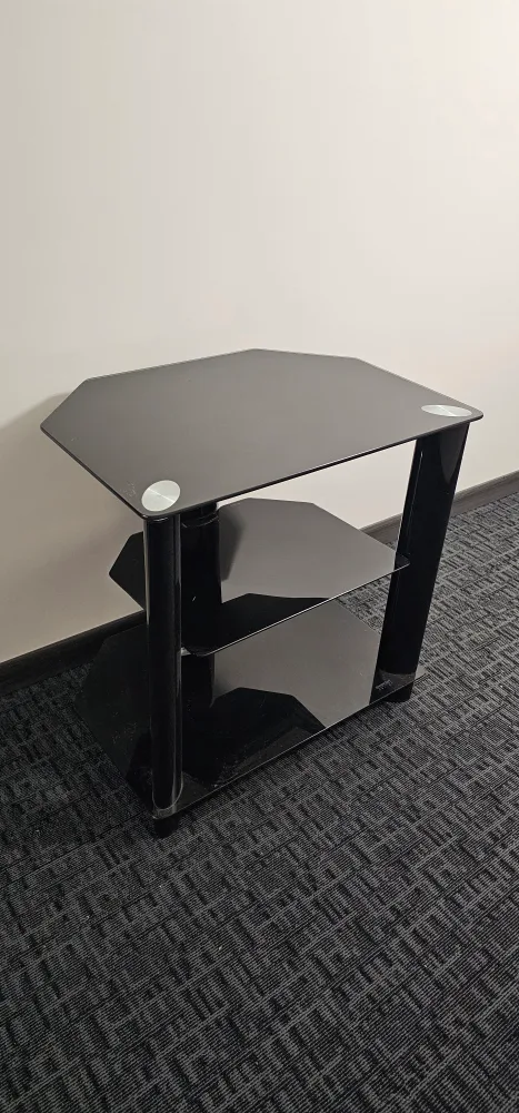 Black Glass TV Stand thumbnail