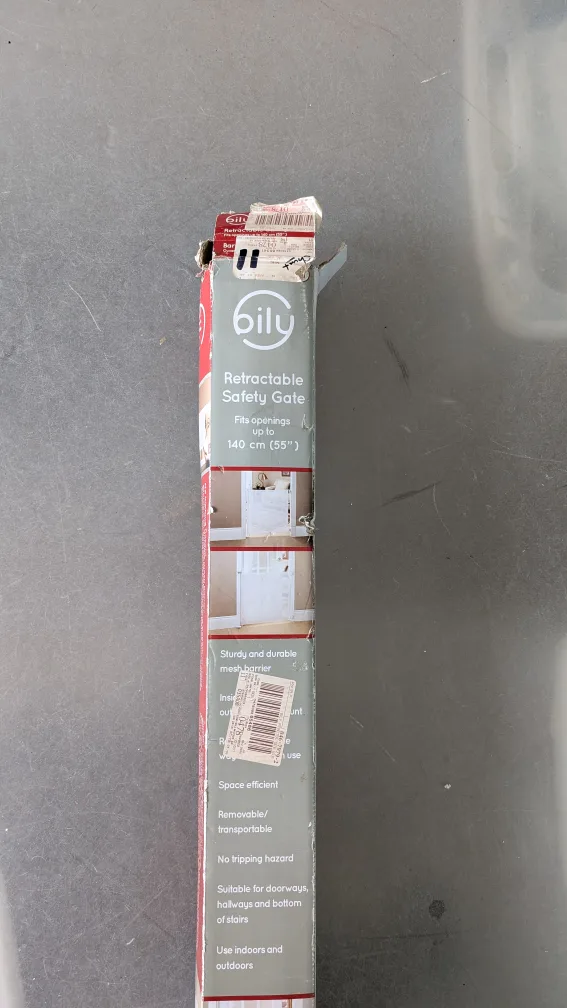 Bily Retractable Safety Gate - Fits Openings up to 55" thumbnail
