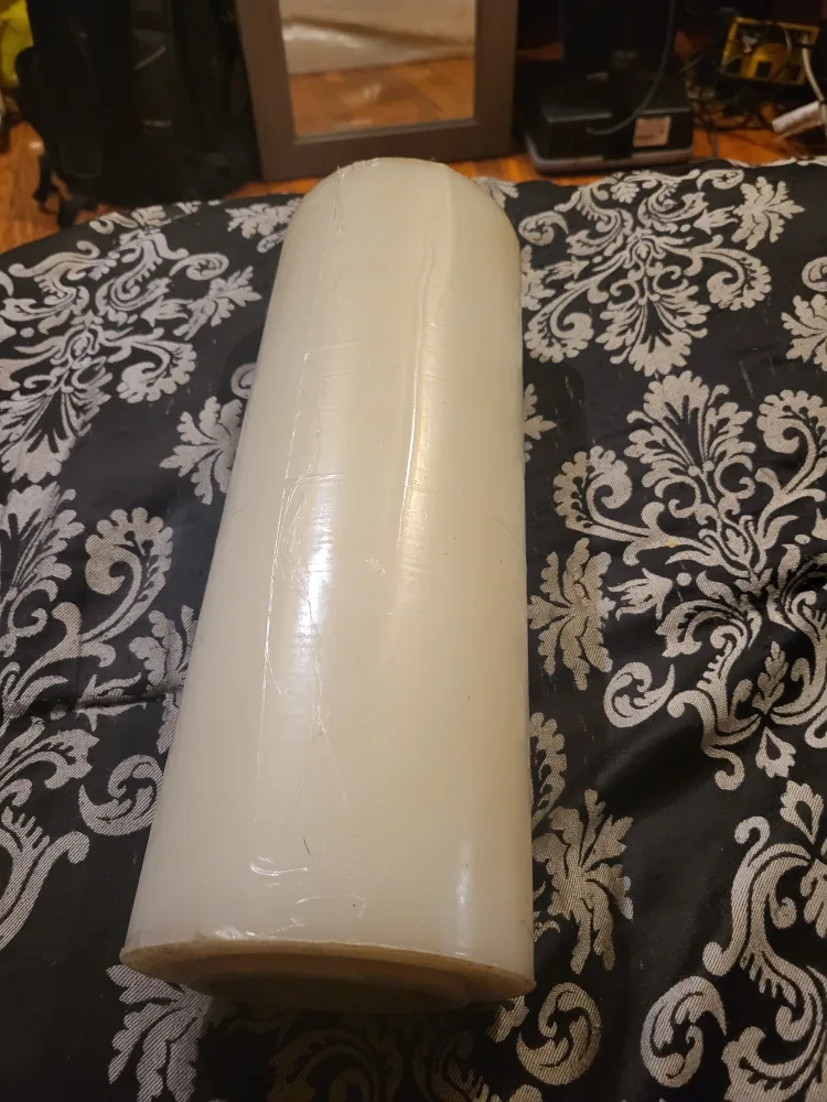 Large Decorative Candle - White thumbnail