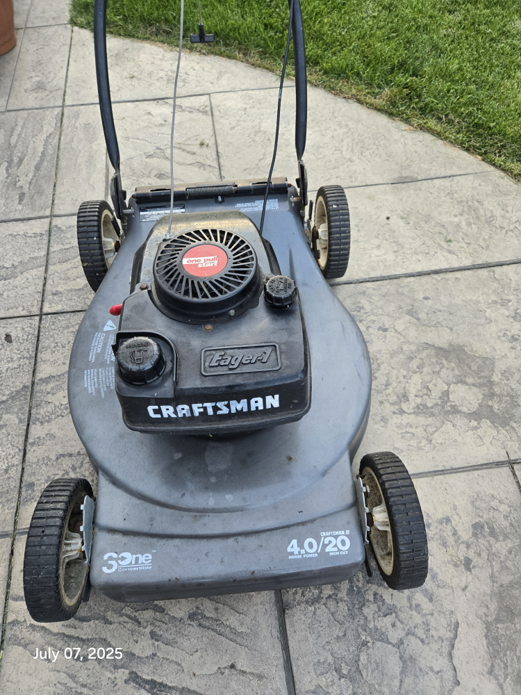 Craftsman 4.0/20 3-in-1 Convertible Lawn Mower