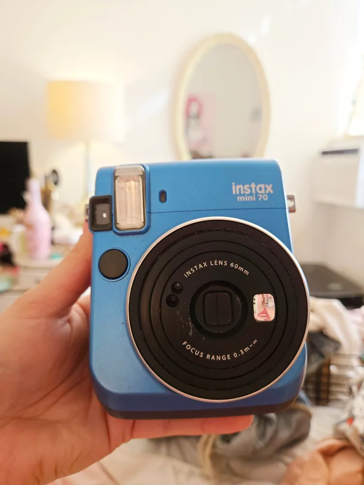 Fujifilm Instax Mini 70 Instant Film Camera, Blue thumbnail