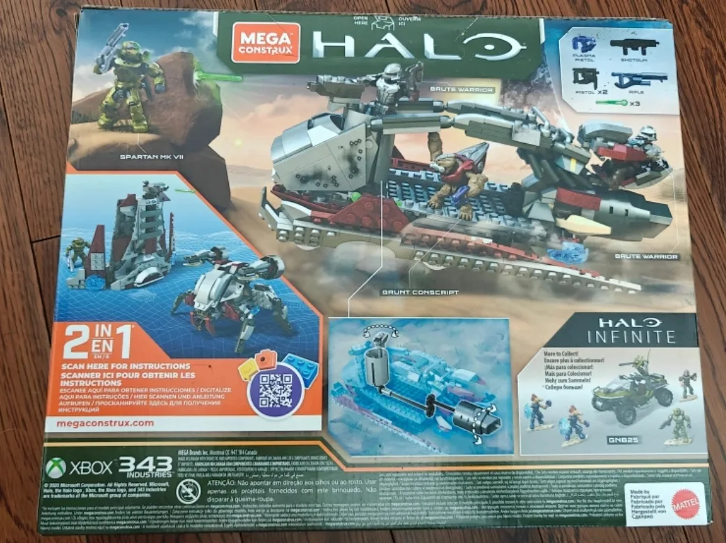 Mega Construx Halo Skiff Intercept Playset (new, sealed) image indicator(2)