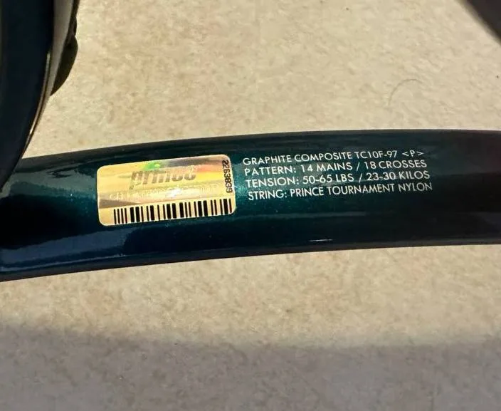 Prince Precision Destroyer 560 PL Tennis Racket Head Size 97” thumbnail