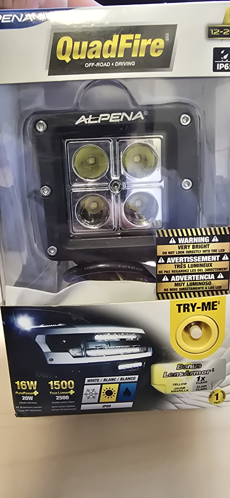 Alpena QuadFire Off-Road Driving Light - New