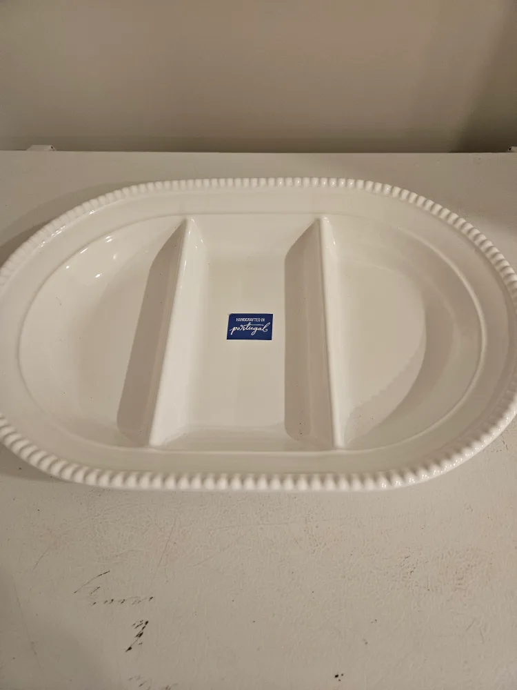 Bordallo Pinheiro White Serving Platter thumbnail