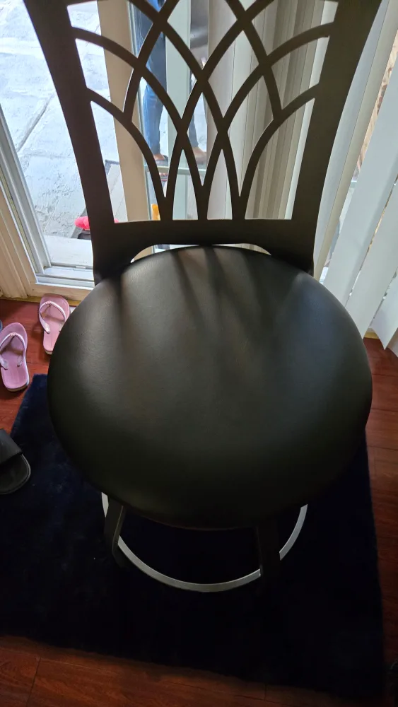 Swivel Bar Stool with Backrest thumbnail