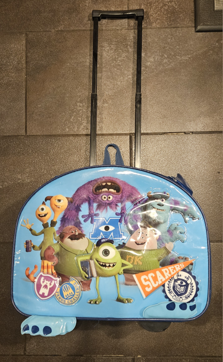 Disney Monsters Inc. University Rolling Suitcase Suit Case