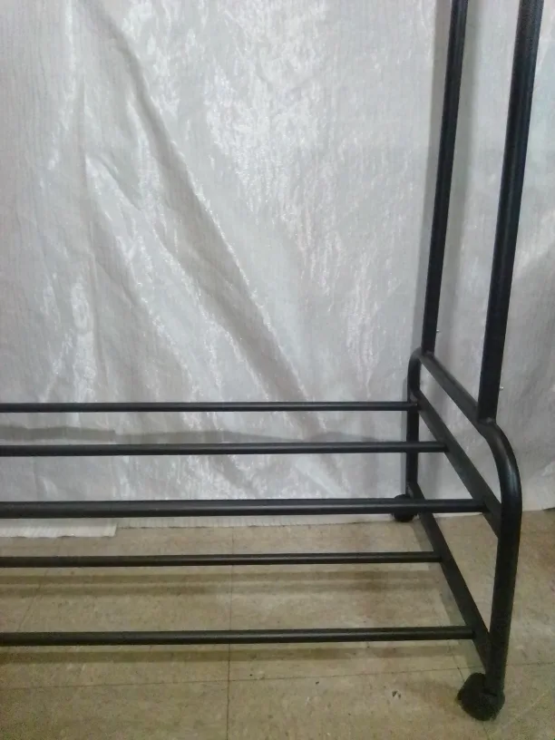 Black Metal Clothes Rack image indicator(3)