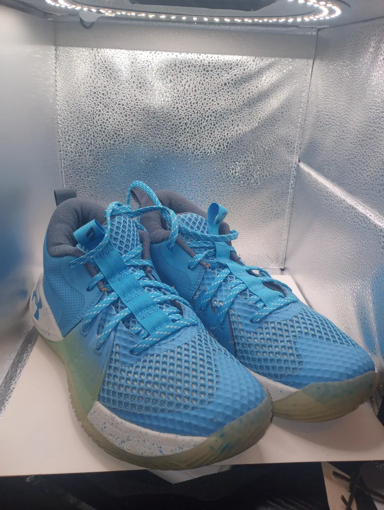 Under Armour Hovr Havoc 3 Blue Basketball Shoes thumbnail
