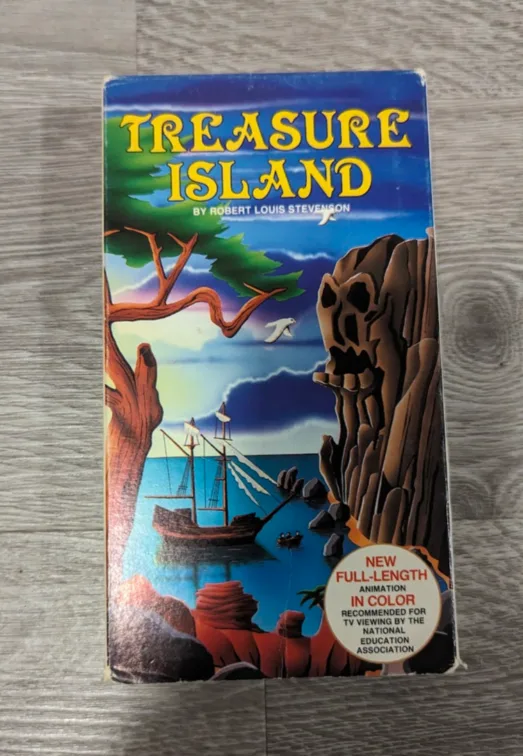Treasure Island VHS Tape by Robert Louis Stevenson Movie thumbnail