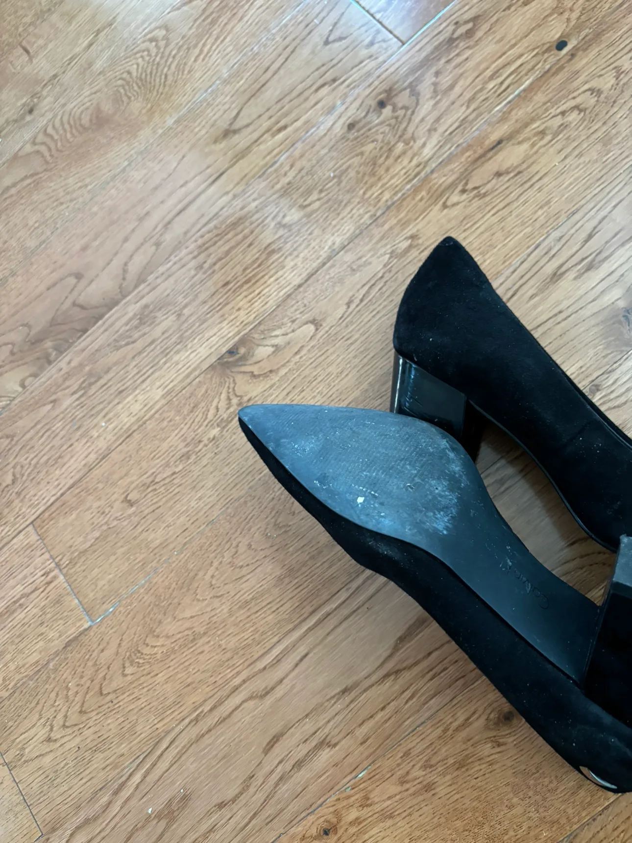 Black suede shoes image indicator(2)