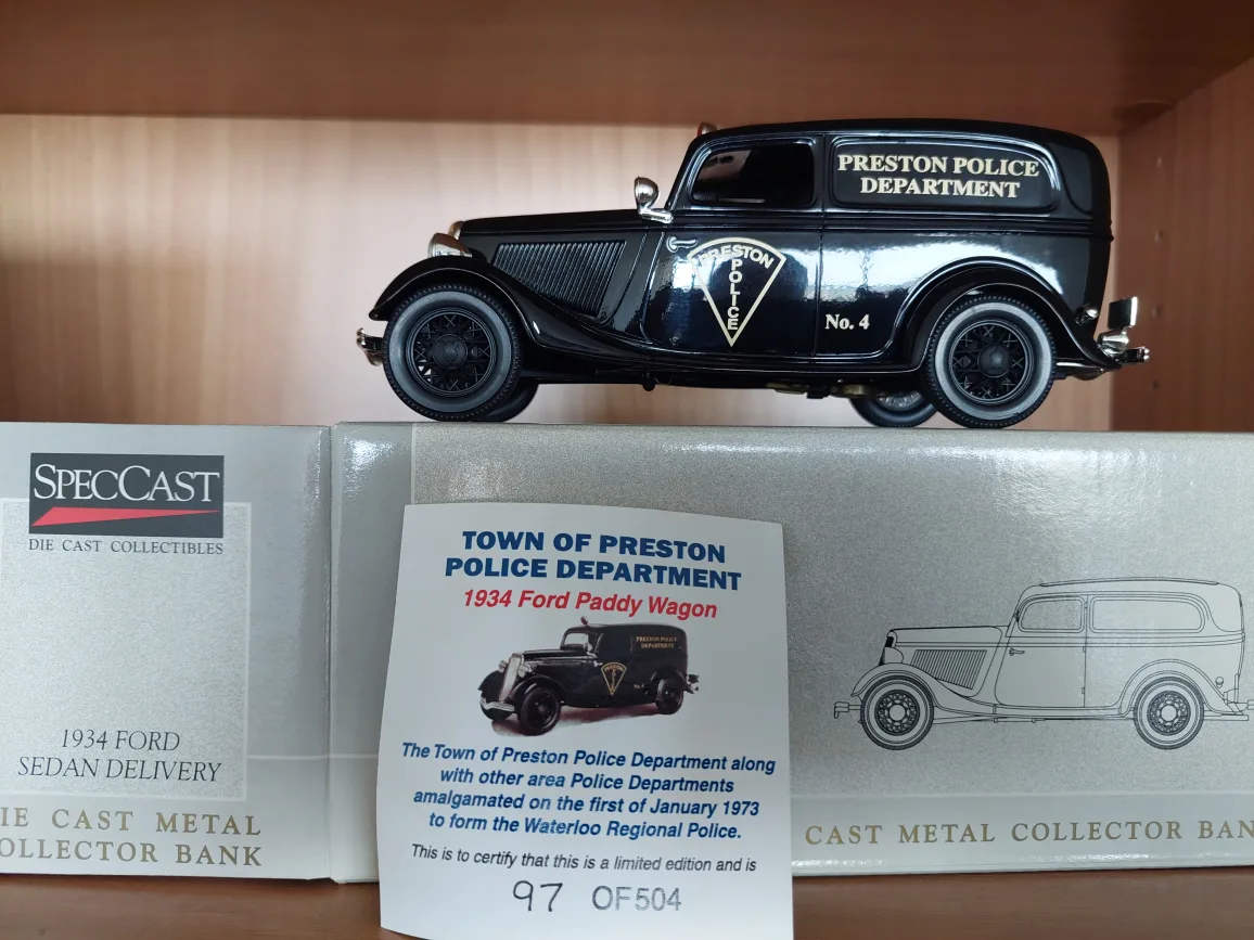 SpecCast 1934 Ford Sedan Delivery - Preston Police thumbnail