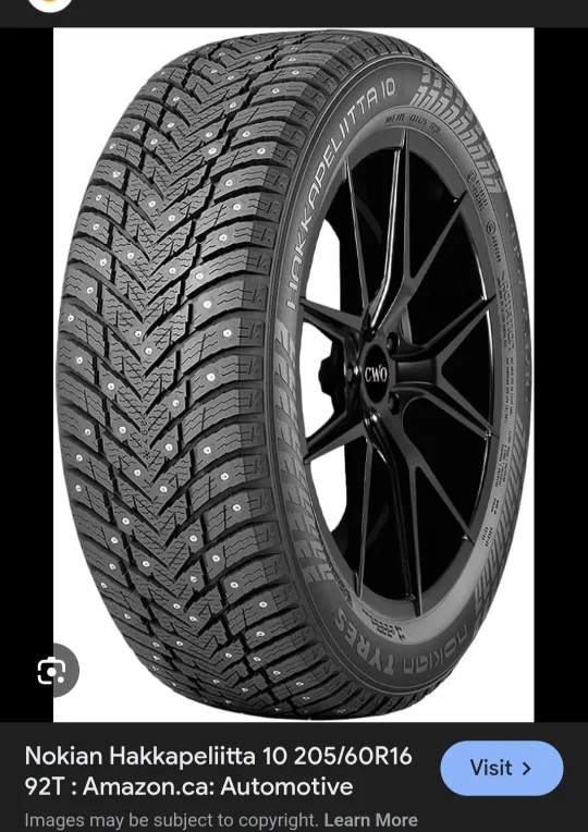 Nokian Hakkapeliitta studded winter tires thumbnail