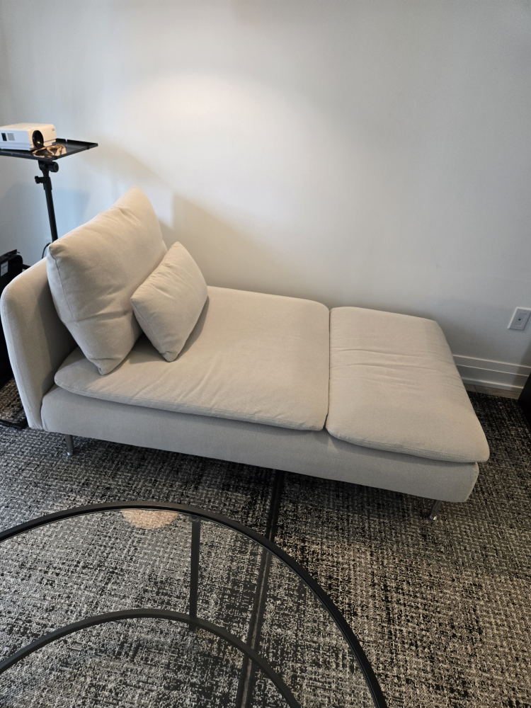 Chaise Lounge with Pillows / Sofa