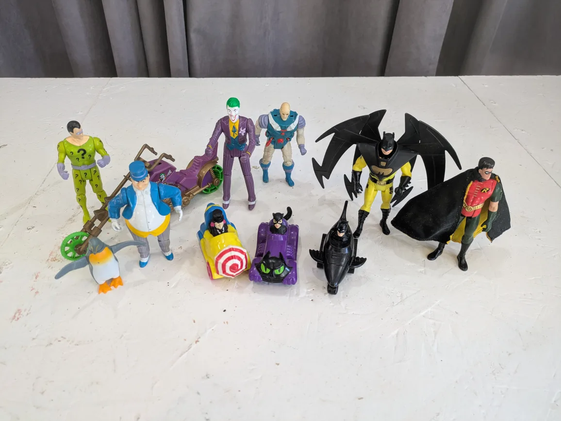 Vintage DC Comics Batman Action Figures Lot thumbnail