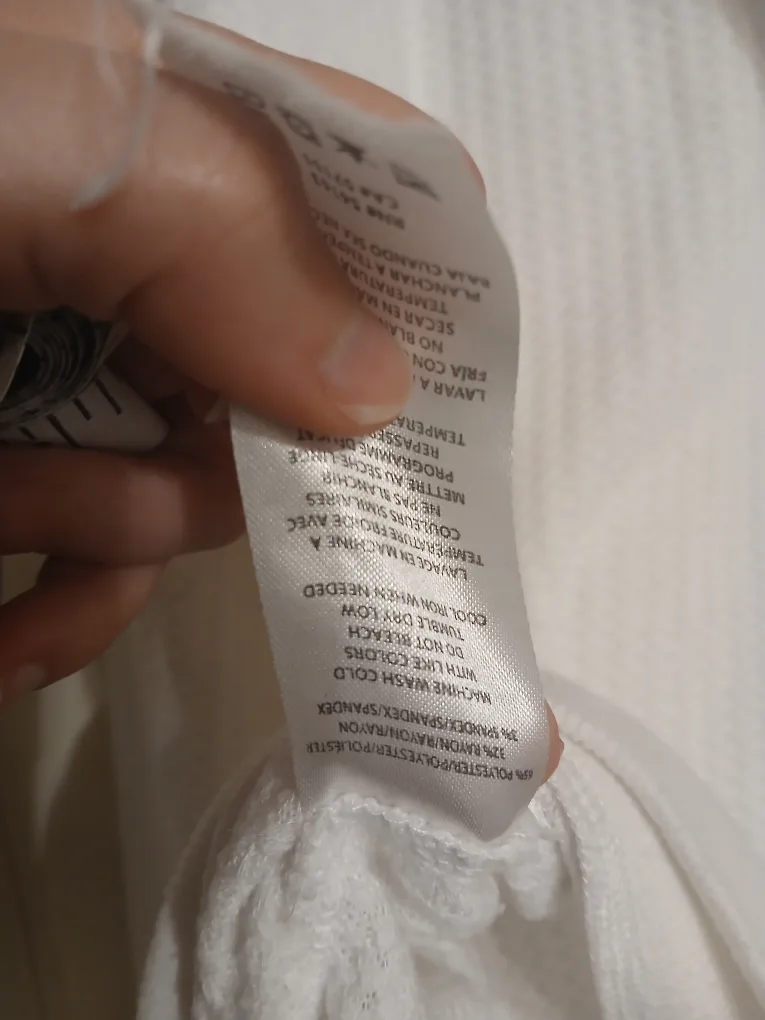 Calvin Klein white hoodie, size large (L) image indicator(7)