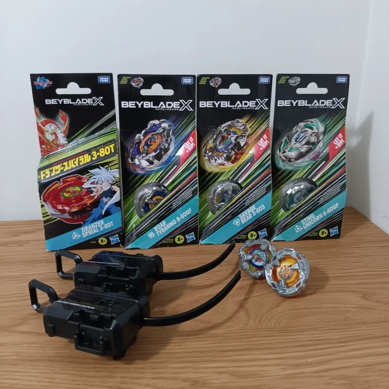 Beyblade X Lot: Dranzer Spiral, Roar Tyranno, Savage Bear thumbnail
