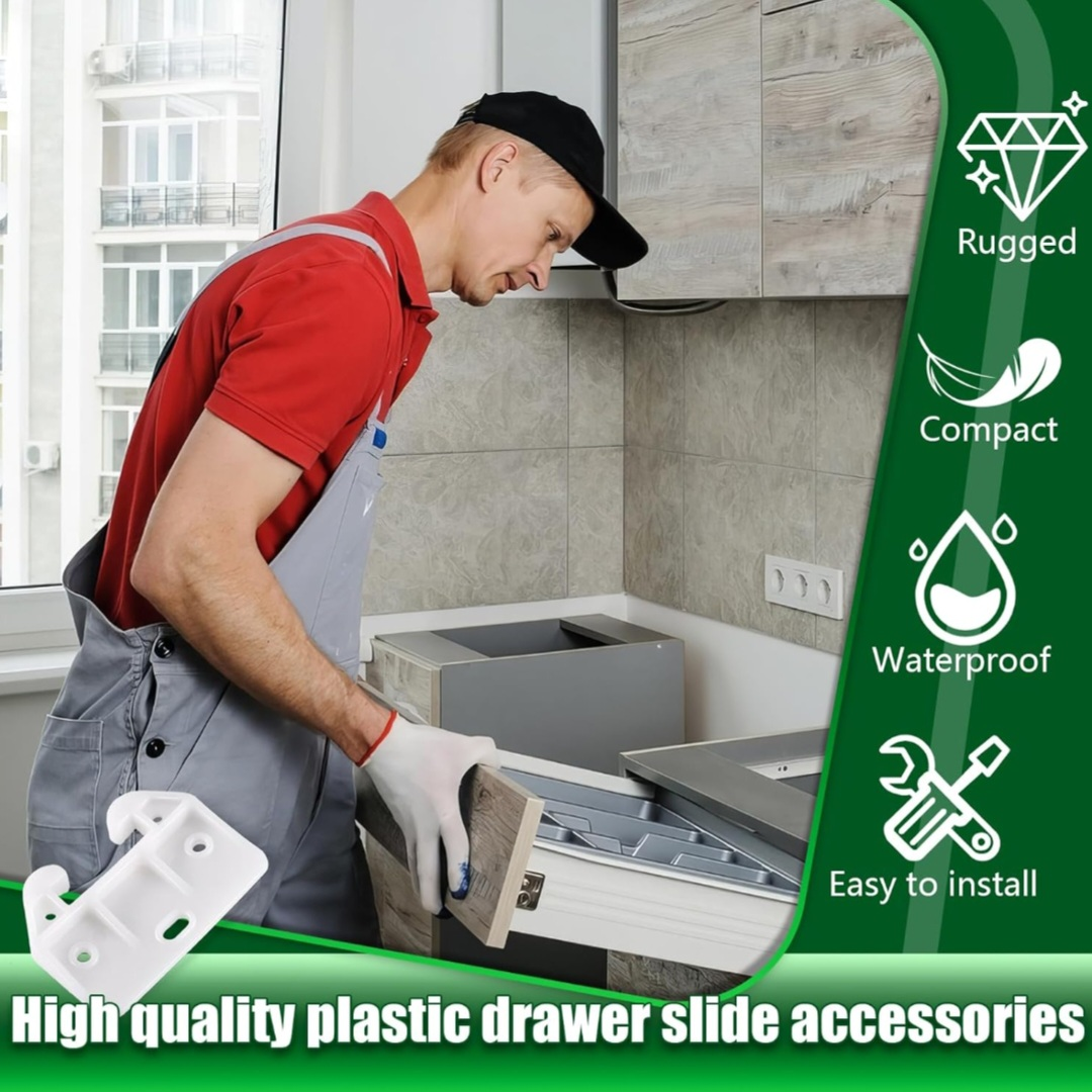 15 Plastic Drawer Slide Accessories(pick up before friday) - photo 3