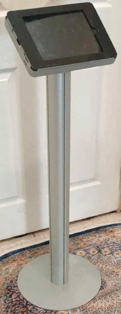 Silver iPad Floor Stand image indicator(6)
