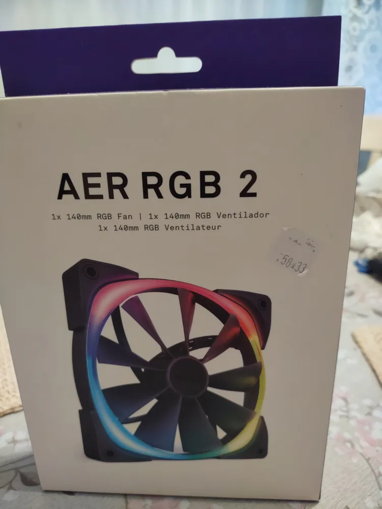 NZXT AER RGB 2 140mm Fan - Like New! thumbnail
