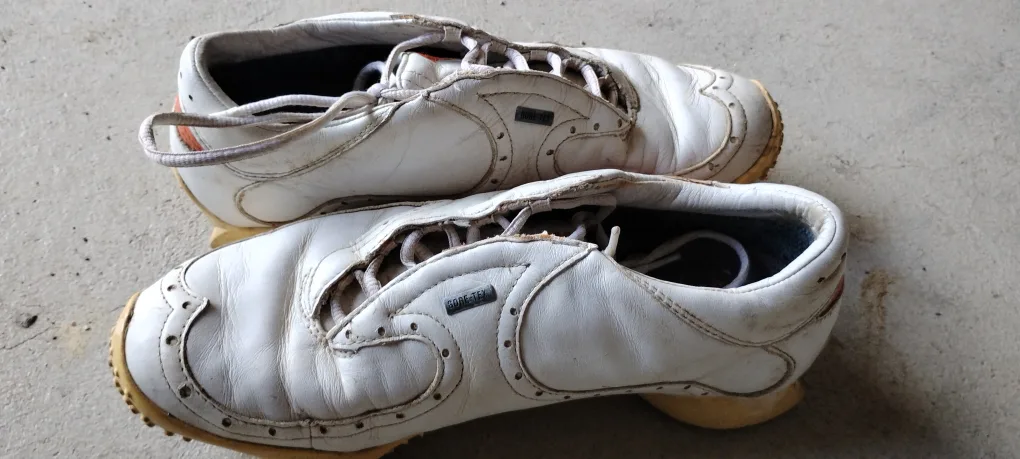 Puma White Leather Golf Shoes - US 8 image indicator(4)