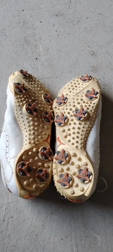 Puma White Leather Golf Shoes - US 8 image indicator(6)