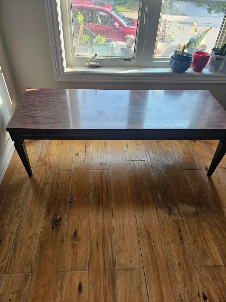 Vintage Wood Coffee Table thumbnail