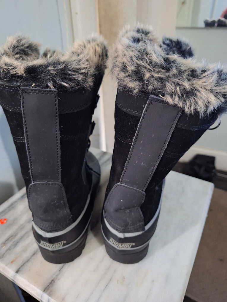 Khombu Black Winter Boots