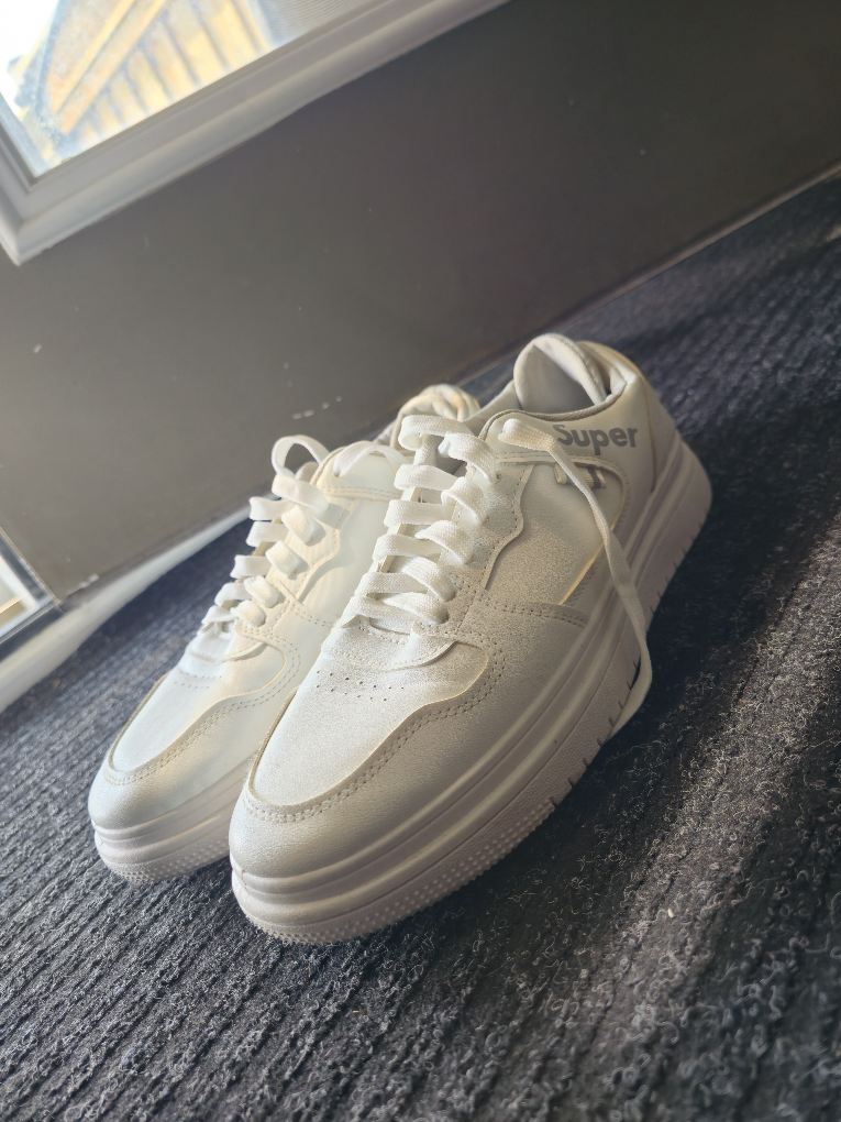 White 'Super' Sneakers