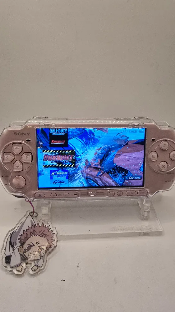 Sony PSP pink modded 128 gb sd card image indicator(7)