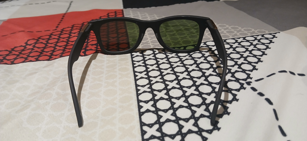 Black Sunglasses with Gold Detail - photo 4