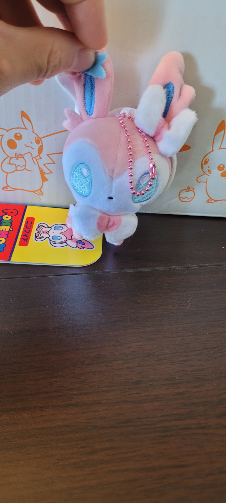 Sylveon Pokemon Center Plush Keychain