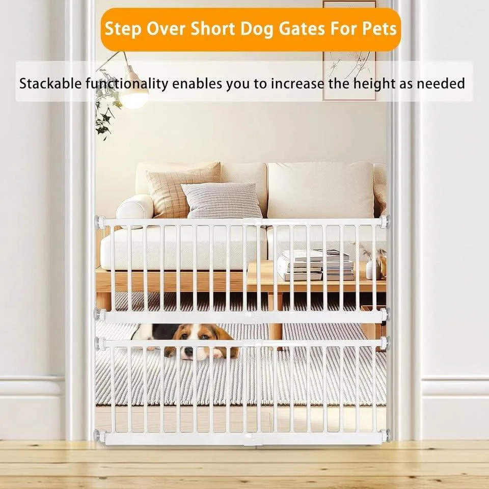New~Small Pet Gate,4 Extensions,Pressure Mount,(18-48" W- 14" H) image indicator(2)