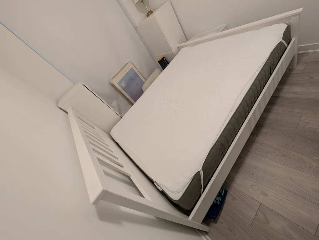 Ikea Hemnes Bed Frame and Mattress image indicator(5)