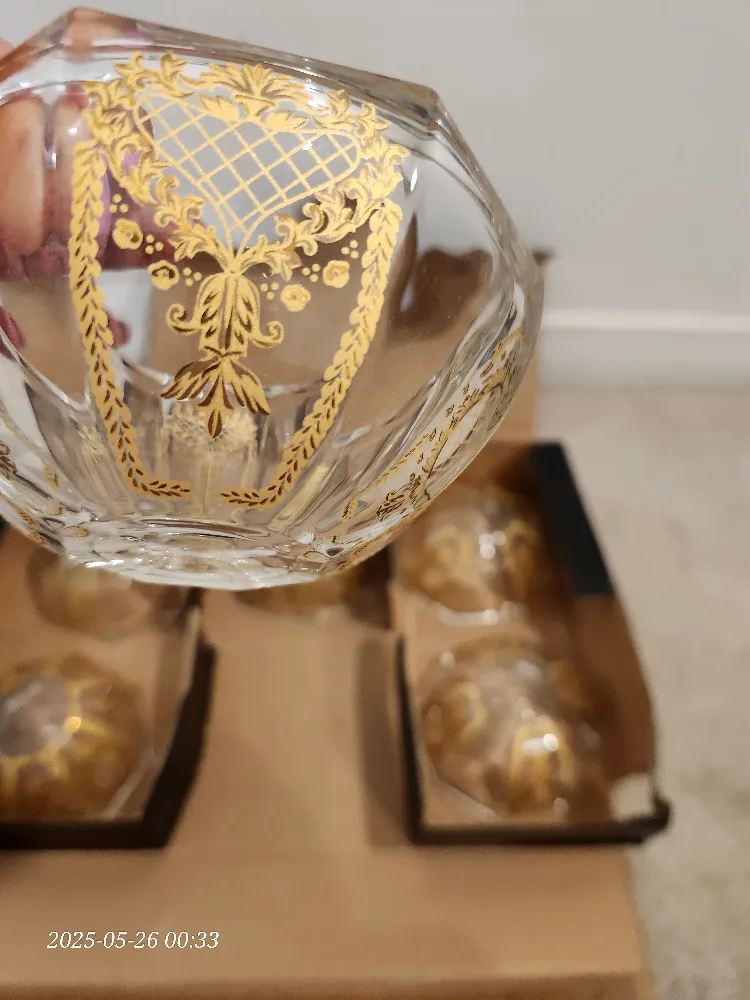 Sigma Luxury Bowls Set of 6, Gold Accent image indicator(3)