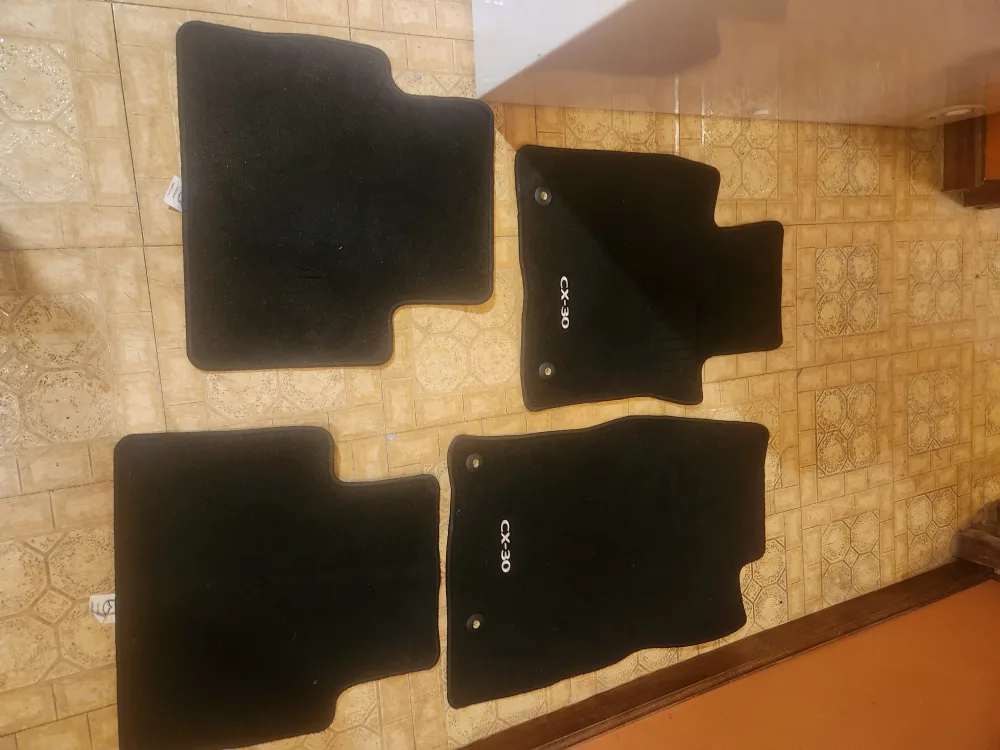 Mazda CX-30 Black Floor Mats - Set of 4 thumbnail