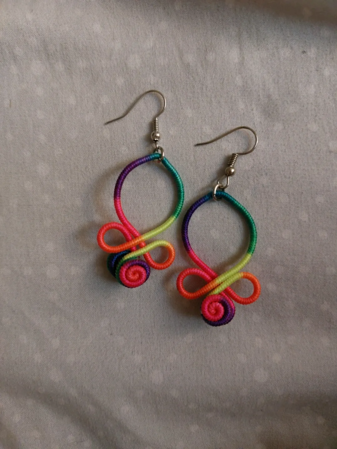 Handmade Rainbow Earrings thumbnail