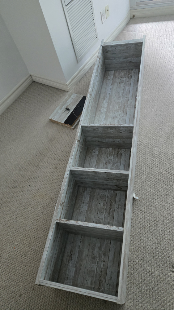 Tall Wooden Shelf Unit
