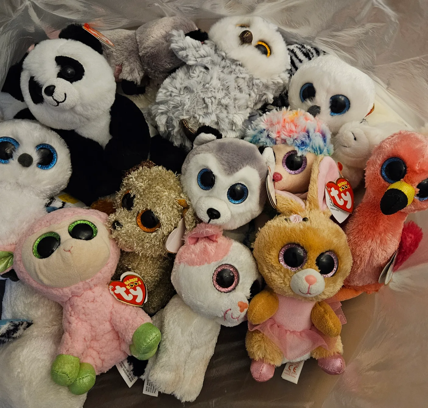 Ty Beanie Boos Plush Collection - 20 toys Great condition thumbnail