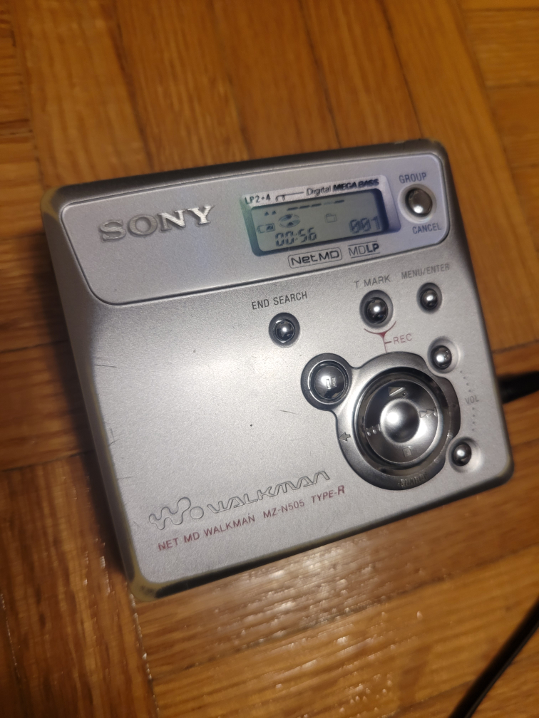 Sony minidisc player