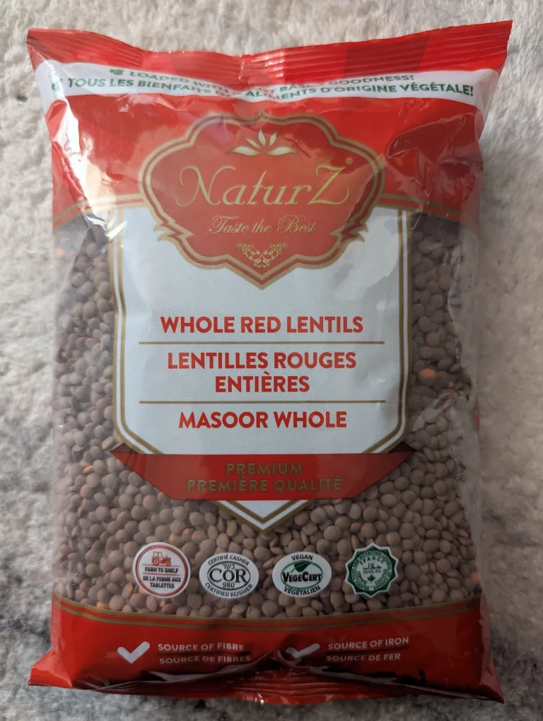 Naturz Whole Red Lentils thumbnail
