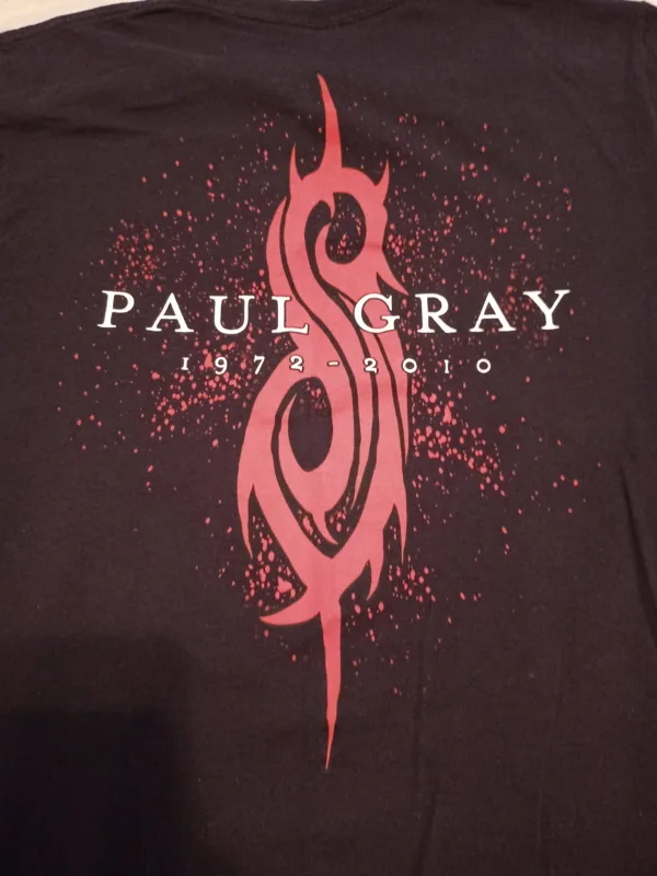 Men's MEDIUM Slipknot Paul Gray vintage tribute shirt image indicator(5)