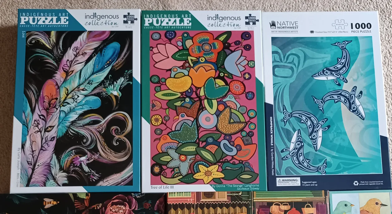 Beautiful, indigenous artists' puzzles thumbnail