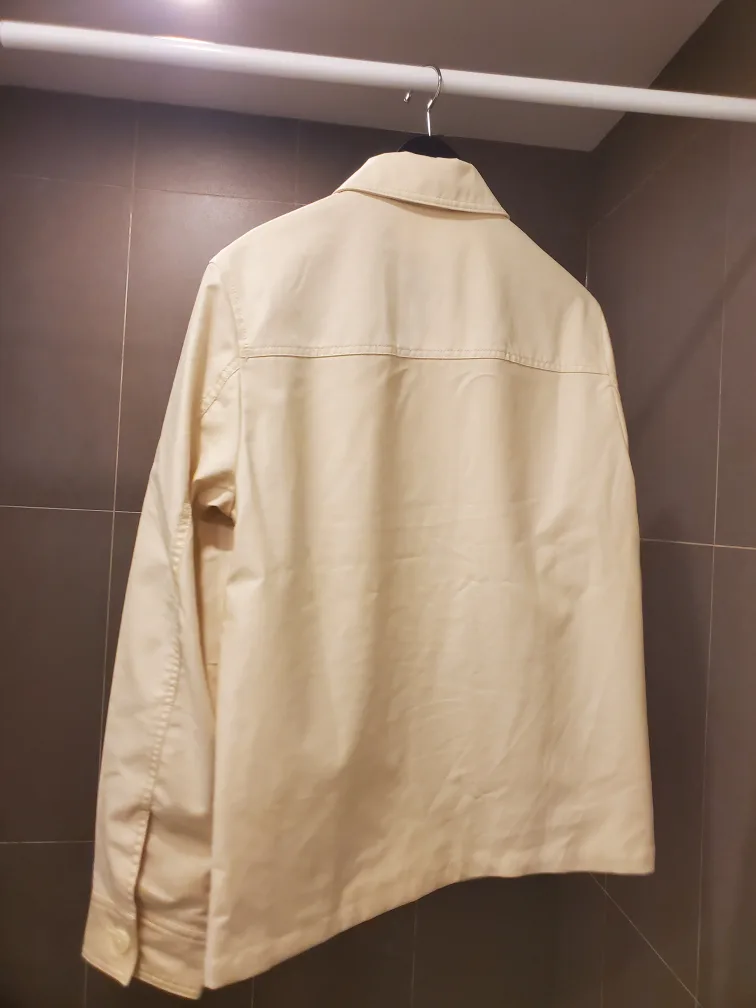 H&M Ivory Collar Jacket - Size Small image indicator(2)