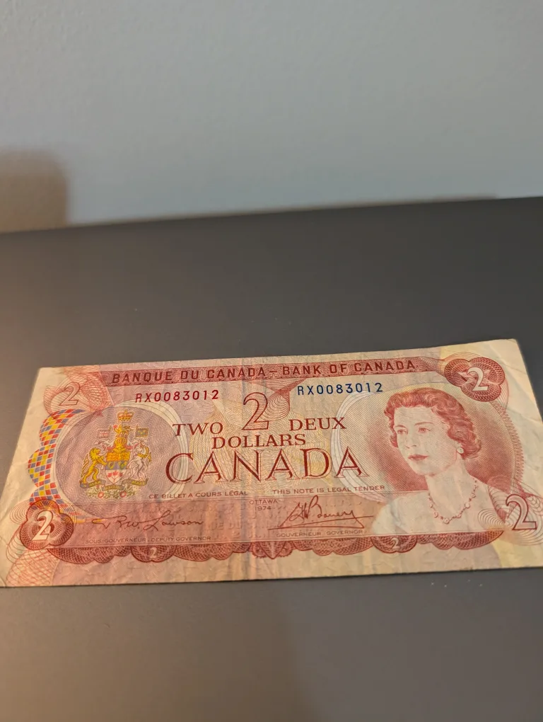 Vintage Bank of Canada $2 Bill thumbnail