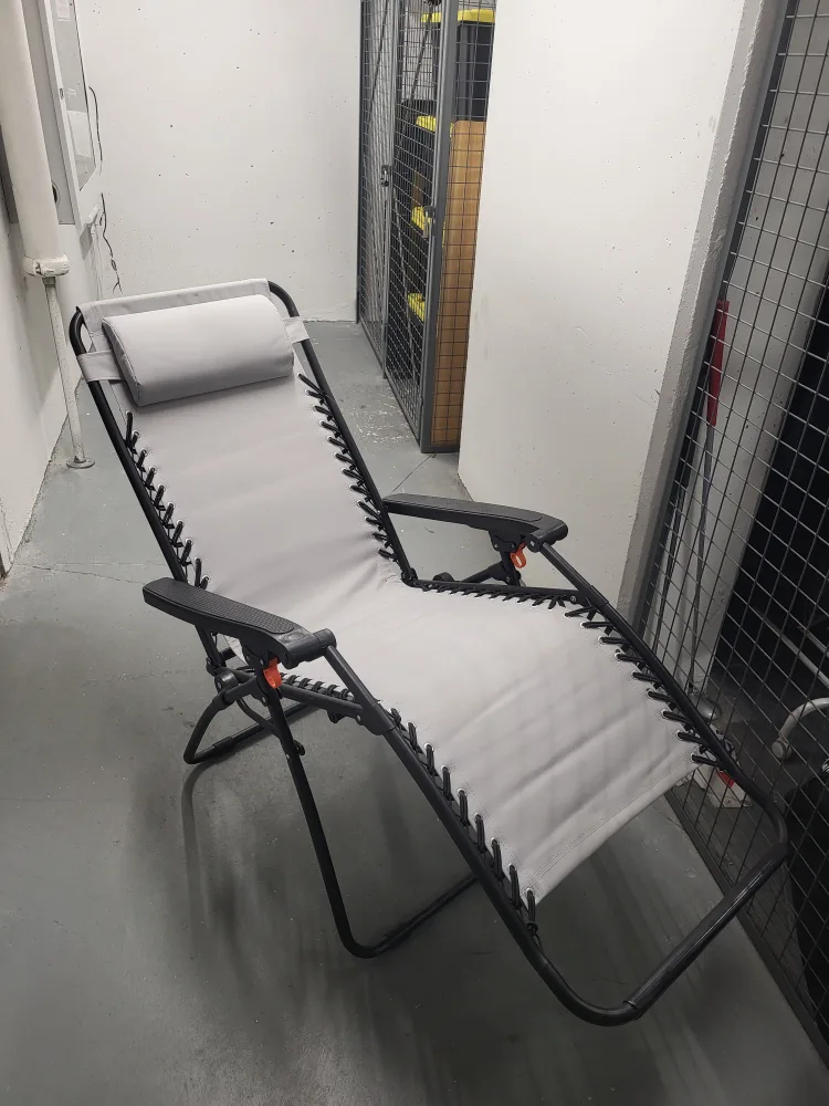 Zero Gravity Lounge Chair - Grey thumbnail