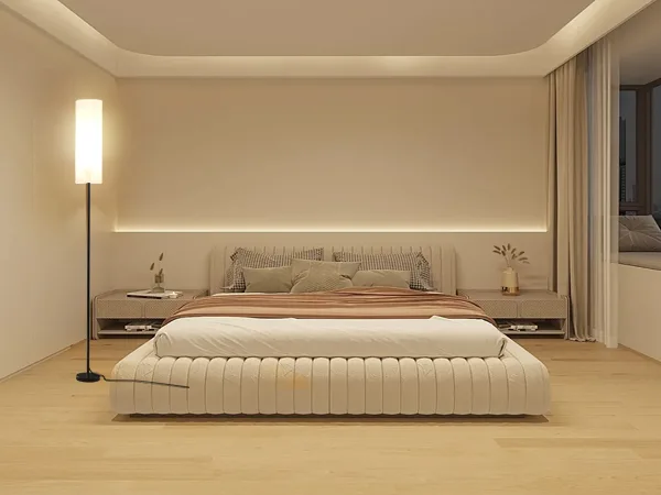 Simple Designs Floor Lamp, Black image indicator(8)